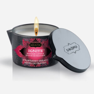 Bougie parfumée massage kamasutra fraise