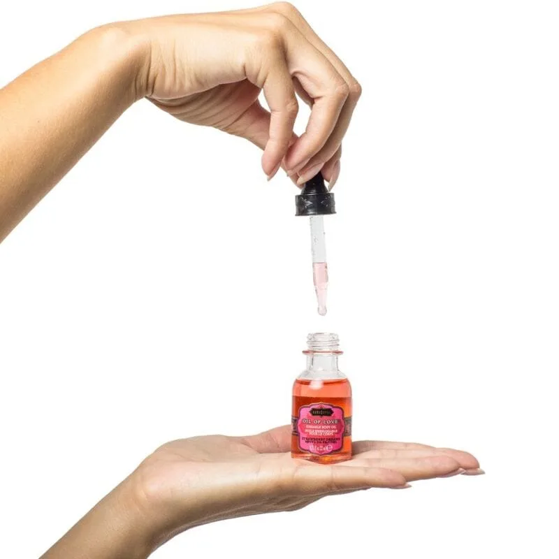 Coffret cadeau romantique TREASURE TROVE STRAWBERRY – KamaSutra huile aphrodisiaque