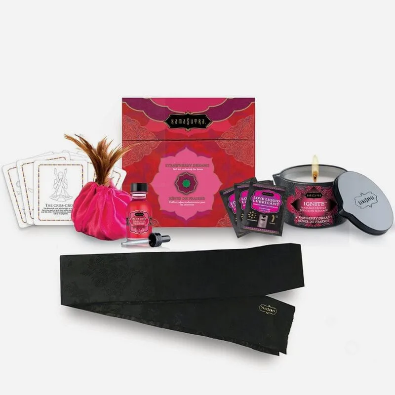Coffret cadeau romantique TREASURE TROVE STRAWBERRY – KamaSutra