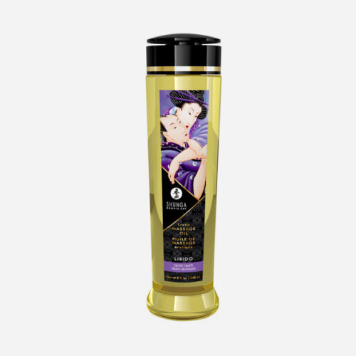 Huile de massage aphrodisiaque Shunga-Libido fruits exotiques