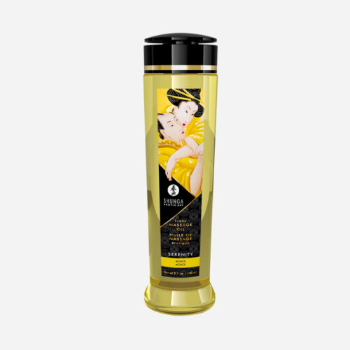 Huile de massage aphrodisiaque Shunga-Serenity Monoï