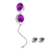 ovo l1 silicone love balls imperm‚able blanc and light violet poids