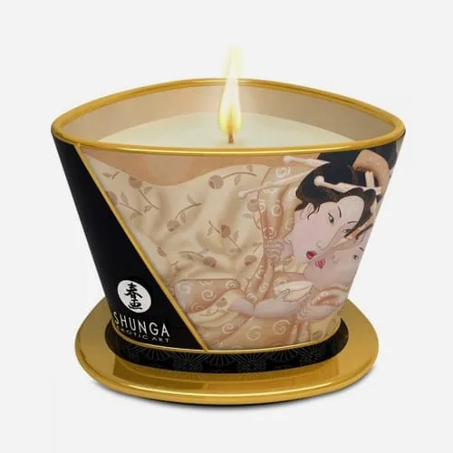 bougie de massage vanille shunga
