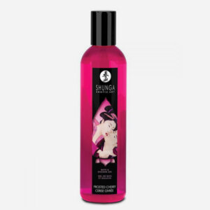 gel de bain et douche shunga cerise givrée