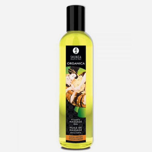 huile de massage aphrodisiaque bio shunga-amande