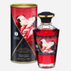 huile de massage aphrodisiaque cerise shunga chauffante et comestible cerise shunga