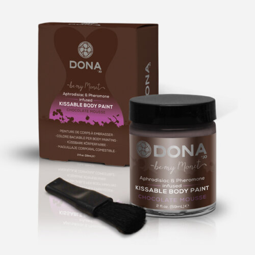 Peinture de corp parfum mousse au chocolat - Dona