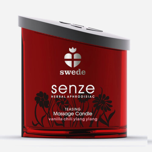 Bougie de massage Teasing Senze Swede Vanille Ylang Ylang - 150 ml