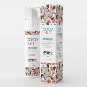 Huile de massage HOT Gourmand Coco 50ML - Exsens