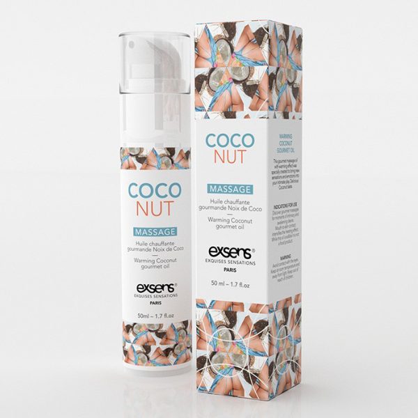 Huile de massage HOT Gourmand Coco 50ML - Exsens