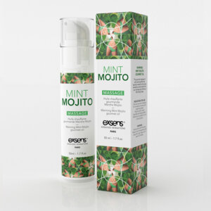 Huile de massage HOT Gourmand MOJITO 50ML - Exsens