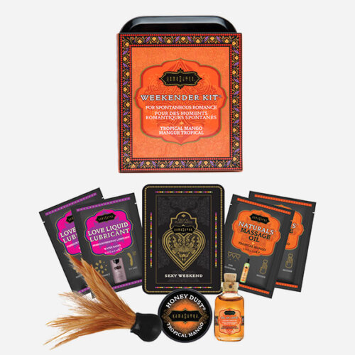 weekender kit coffret cadeau massage kama sutra