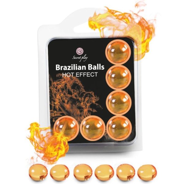 Boules Brésiliennes lubrifiante et massage effet chauffant