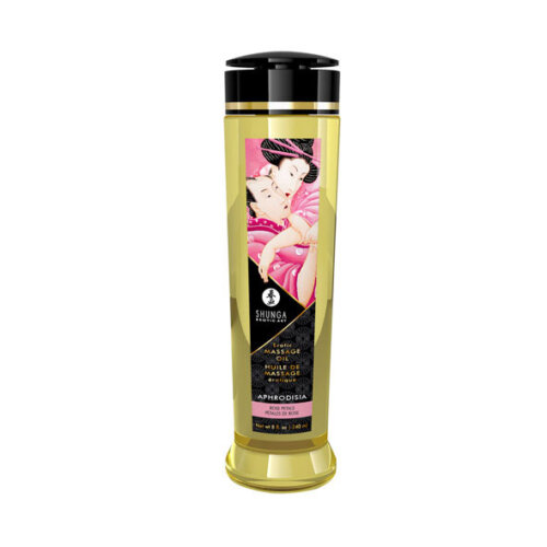 Huile de massage aphrodisiaque Shunga- Aphrodisia Rose