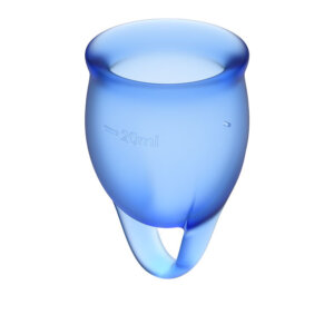 Cups menstruelles FEEL CONFIDENT - SATISFYER bleu