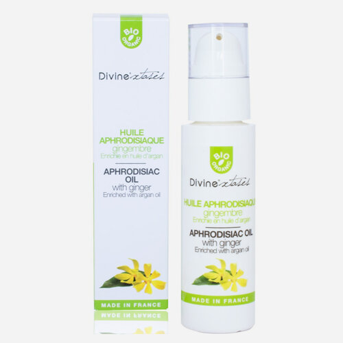 huile aphrodisiaque bio 100 ml gingembre Divinextase