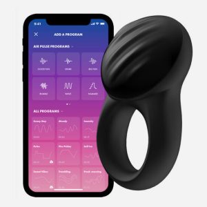Anneau vibrant Satisfyer Signet Ring connecté application mobile