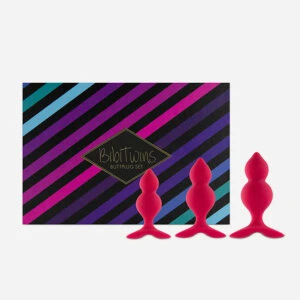 Ensemble de 3 plugs BIBI TWIN BUTT - Feelztoys