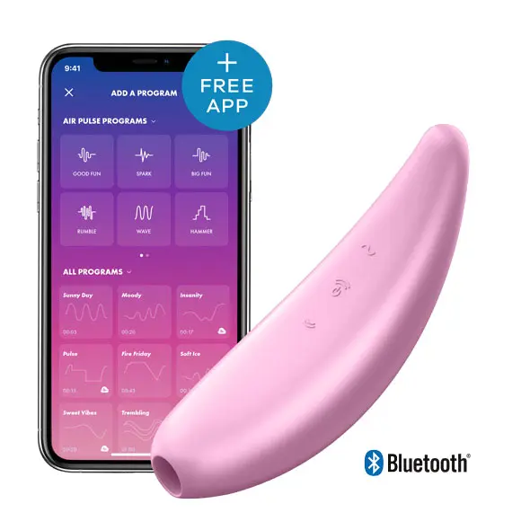 Stimulateur connecté Satisfyer CURVY 3+ AIR PULSE