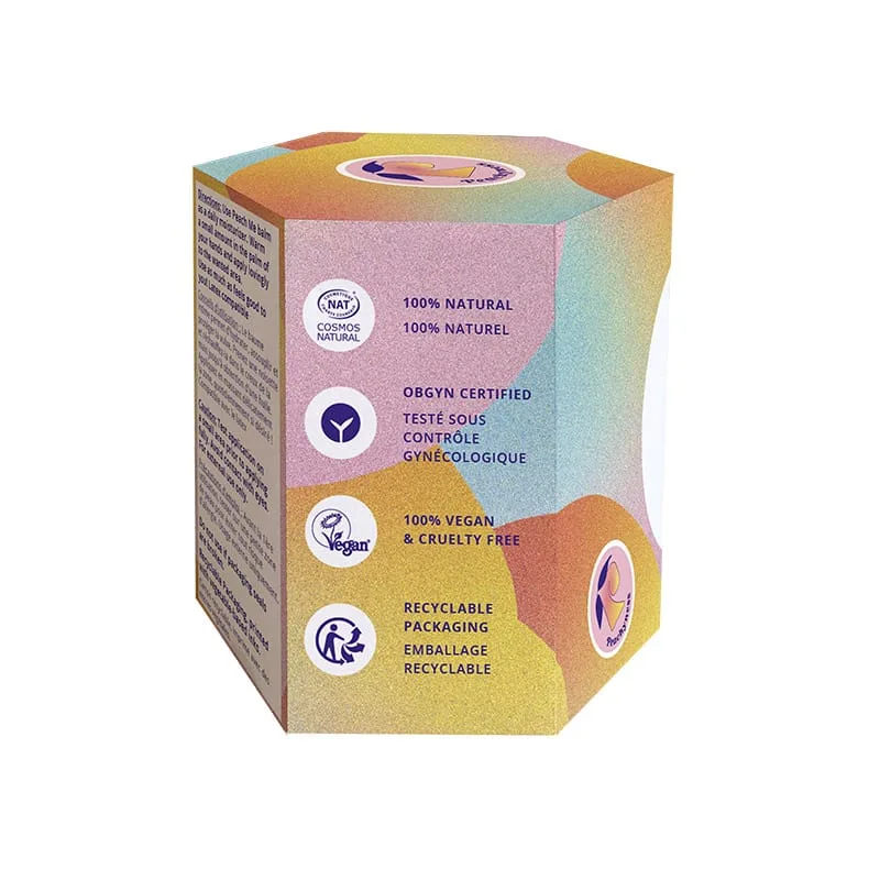 Baume intime Peach Me sécheresse vaginale étui profil