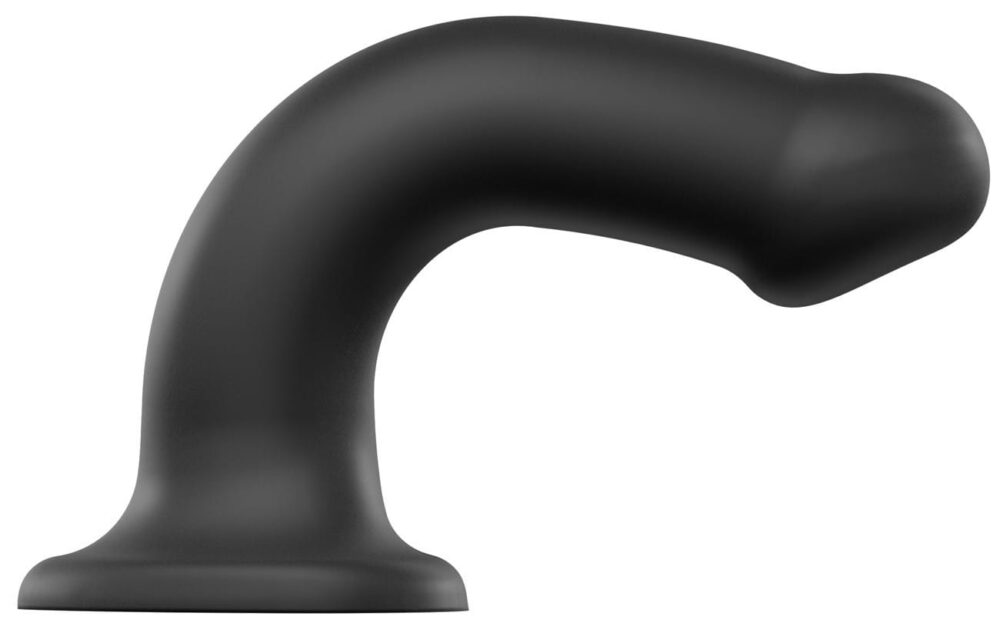 Dildo pegging Double densité Strap-on-me noir flexible