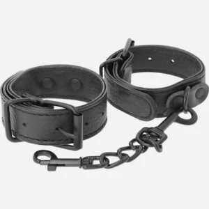 Menottes de poignet ajustable en cuir - Darnkness