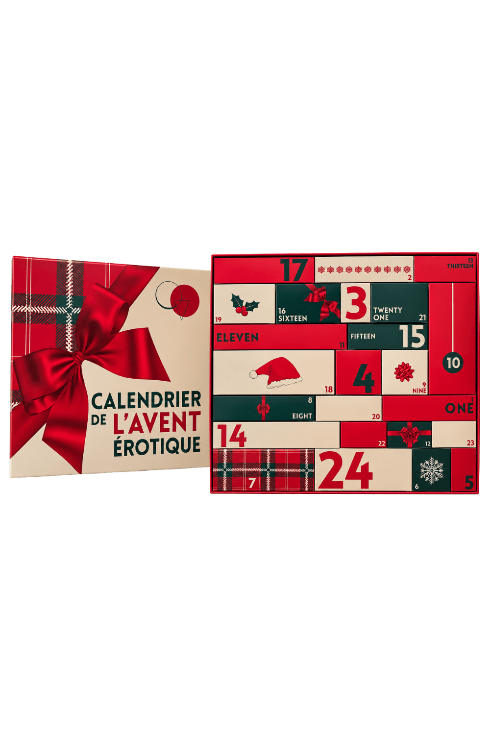 Calendrier de l’Avent érotique 24 surprises pour couple gay boite 2