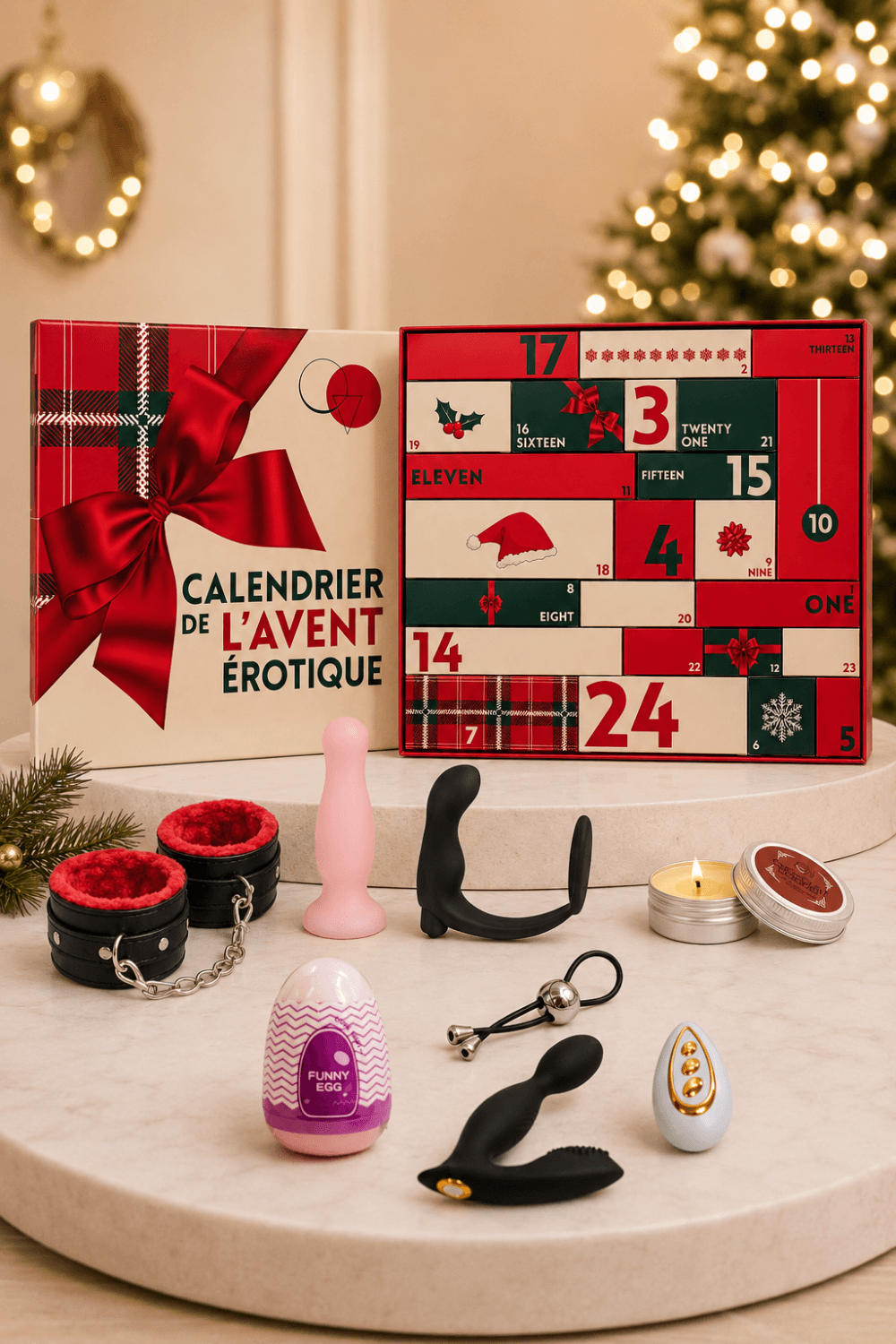 Calendrier de l’Avent érotique 24 surprises pour couple gay photo