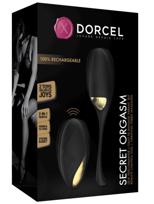 Oeuf Vibrant + Stimulateur Secret Orgasm - Dorcel Store boite