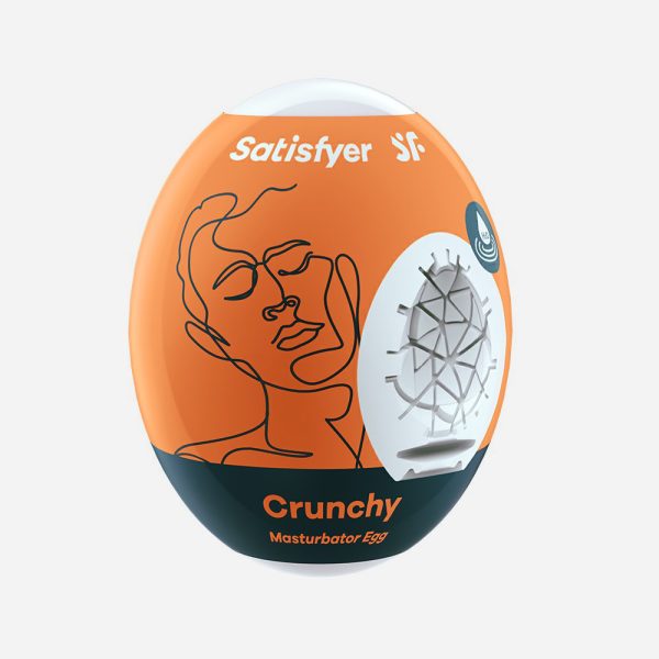Oeuf masturbateur flexible Crunchy Satisfyer