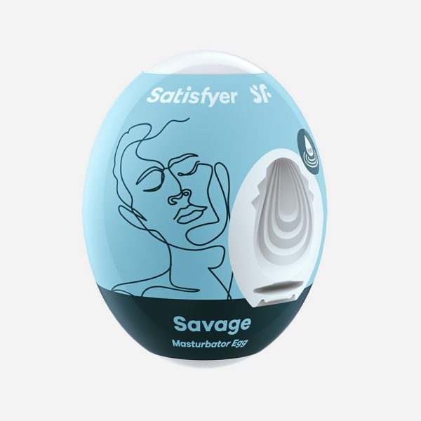 Oeuf masturbateur flexible Savage Satisfyer