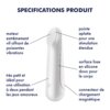 Vibromasseur Satisfyer Ultra Power Bullet 3 descriptif