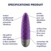 Vibromasseur Satisfyer Ultra Power Bullet 5 explication