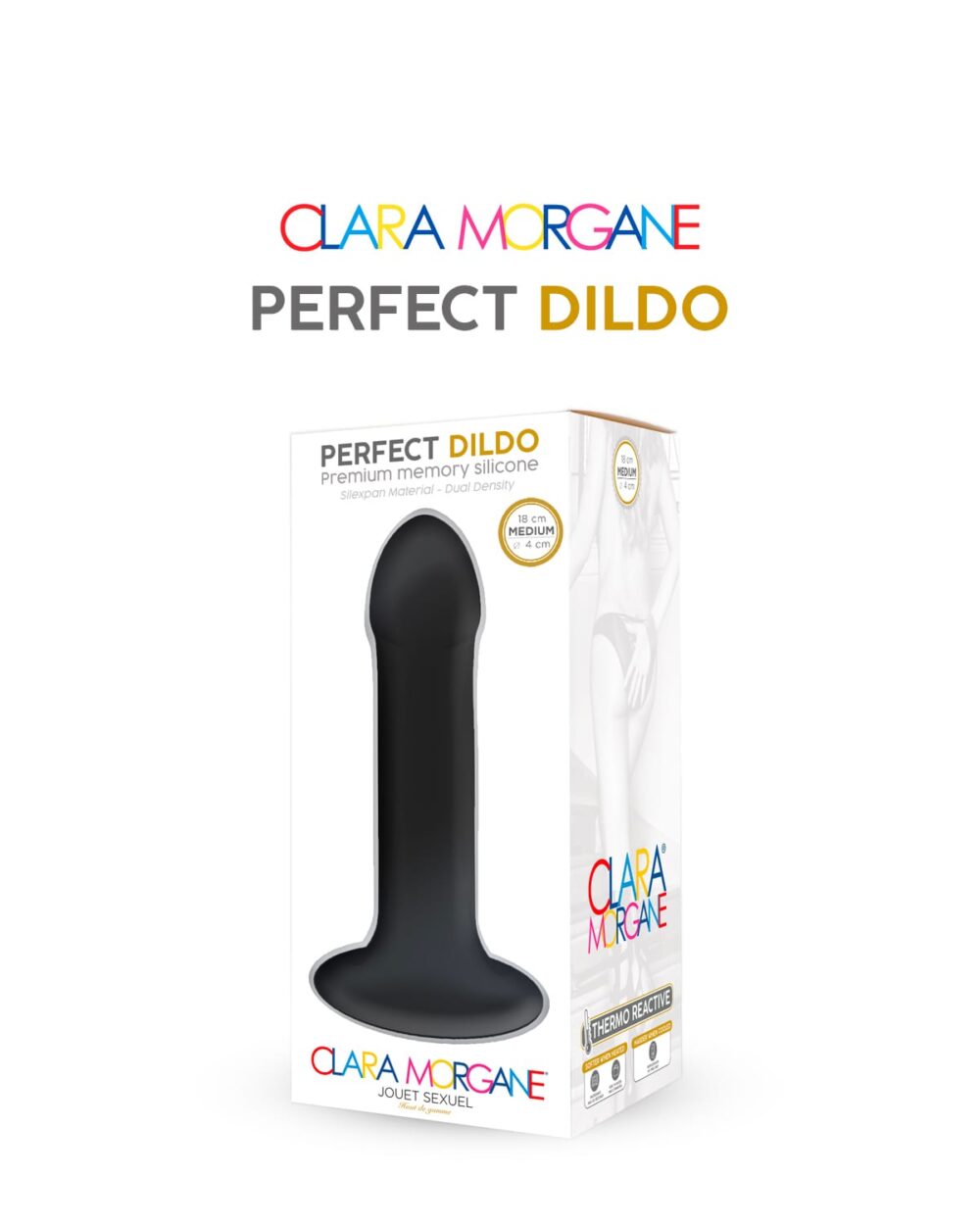 Perfect Dildo ventouse noir - Clara morgane Store boite