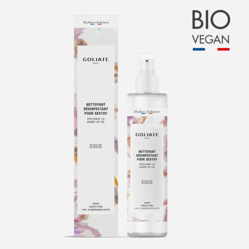 Nettoyant désinfectant sextoys 2 en 1 Goliate - Bio Vegan