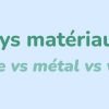 Sextoys matériaux : Silicone vs métal vs verre