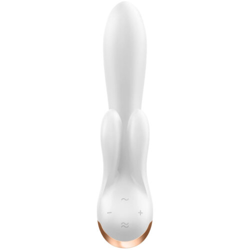 Satisfyer Double Flex blanc face