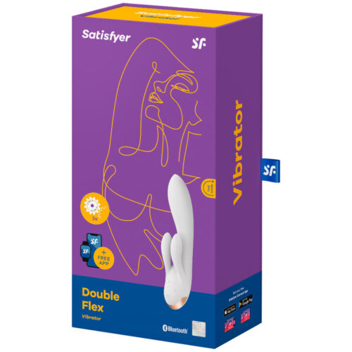 Satisfyer Double Flex blanc boite