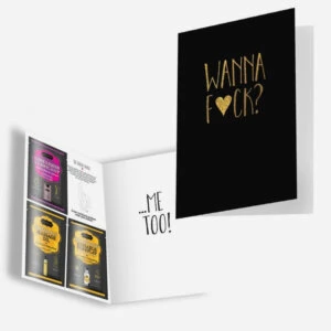 Carte cadeau érotique WANNA FUCK