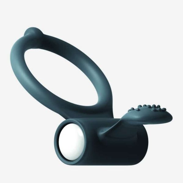 Anneau vibrant Power Clit Noir V2