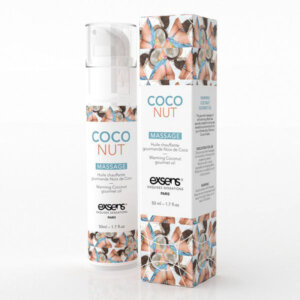 Huile de massage HOT Gourmand Coco - Exsens