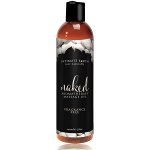 Huile de massage Naked d'intimate earth