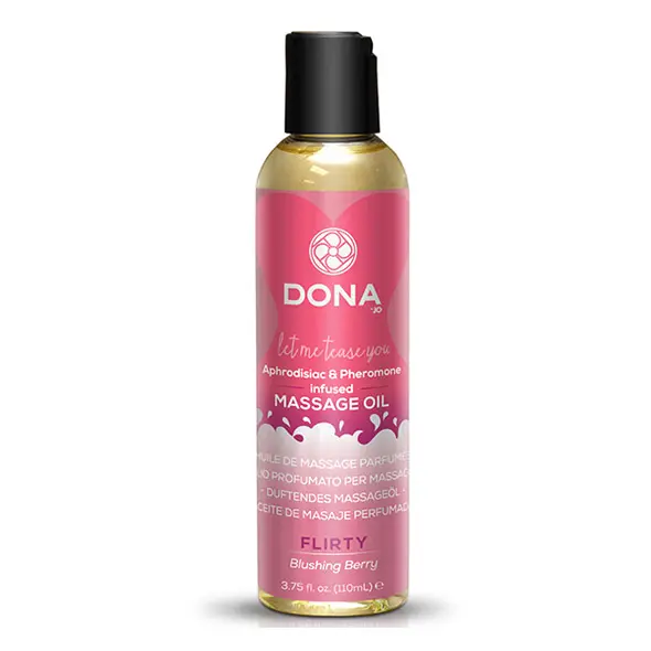Huile de massage aphrodisiaque Baie rouge de Dona