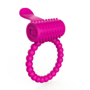 Cockring avec langue à picot