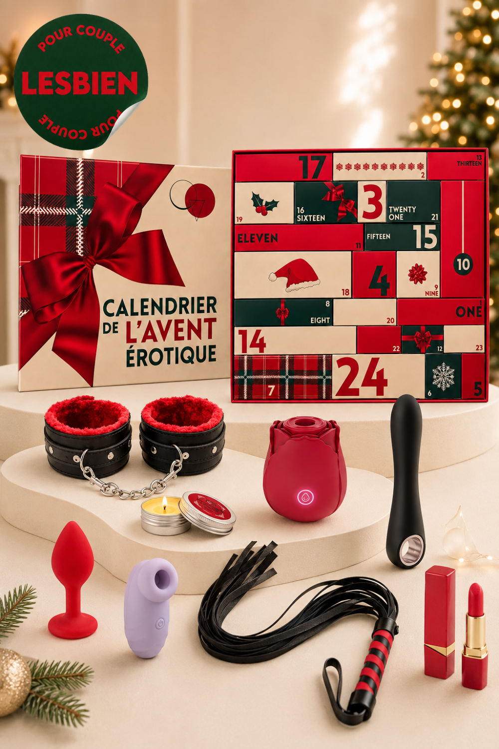 Calendrier de l-avent lesbien coquin ouvert