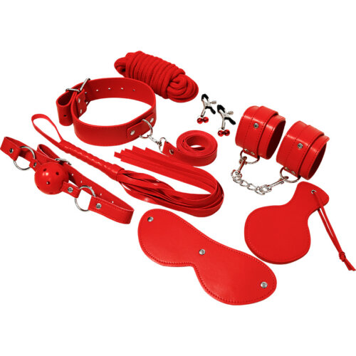 Kit fétichiste série rouge accessoires
