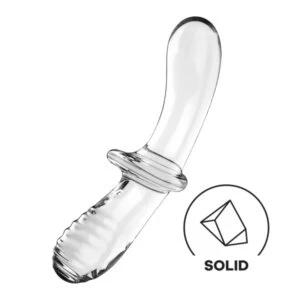 Gode en verre Satisfyer Double Crystal