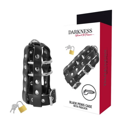 Cage à pénis avec cadenas boite + produit