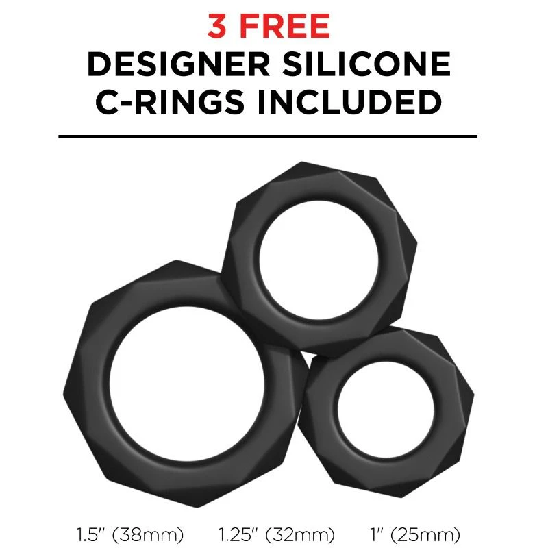 Pompe à pénis avec masturbateur anneau