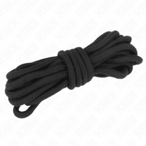 Corde en coton noir 10m attache shibari